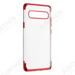 Shockproof Plating Bumper Soft TPU Transparent Protective Case for Samsung Galaxy S10 5G Shockproof Plating Bumper Soft TPU Transparent Protective Case for Samsung Galaxy S10 5G