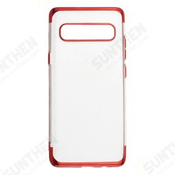 Shockproof Plating Bumper Soft TPU Transparent Protective Case for Samsung Galaxy S10 5G Shockproof Plating Bumper Soft TPU Transparent Protective Case for Samsung Galaxy S10 5G