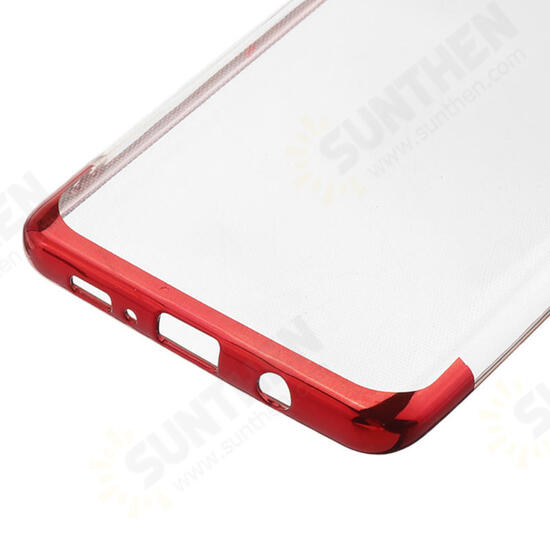 Shockproof Plating Bumper Soft TPU Transparent Protective Case for Samsung Galaxy S10 5G