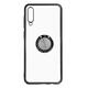 Shockproof Plating Finger Ring Holder PC Protective Case for Samsung Galaxy A50 2019