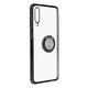 Shockproof Plating Finger Ring Holder PC Protective Case for Samsung Galaxy A50 2019