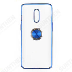 Shockproof Plating With Ring Holder Hard PC Back Cover Protective Case for OnePlus 7 Shockproof Plating With Ring Holder Hard PC Back Cover Protective Case for OnePlus 7