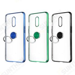Shockproof Plating With Ring Holder Hard PC Back Cover Protective Case for OnePlus 7 Shockproof Plating With Ring Holder Hard PC Back Cover Protective Case for OnePlus 7