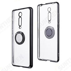 Shockproof Plating With Ring Holder Hard PC Back Cover Protective Case for Xiaomi Mi 9T / Xiaomi Mi 9T Pro / Redmi K20 / Redmi K20 PRO
