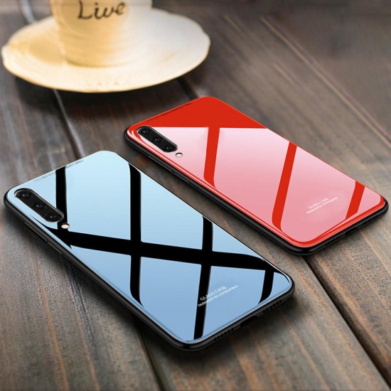 Shockproof Tempered Glass TPU Bumper Protective Case For Samsung Galaxy A70 2019