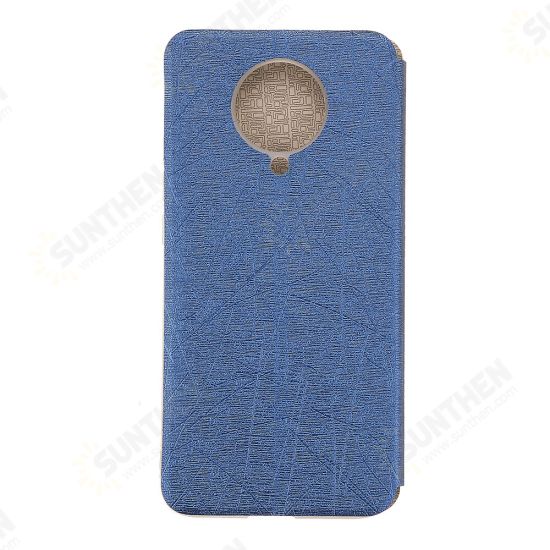Silk Texture Flip with Foldable Stand PU Leather Shockproof Protective Case for Xiaomi Poco F2 Pro / Xiaomi Redmi K30 Pro Non-original Silk Texture Flip with Foldable Stand PU Leather Shockproof Protective Case for Xiaomi Poco F2 Pro / Xiaomi Redmi K30 Pro Non-original