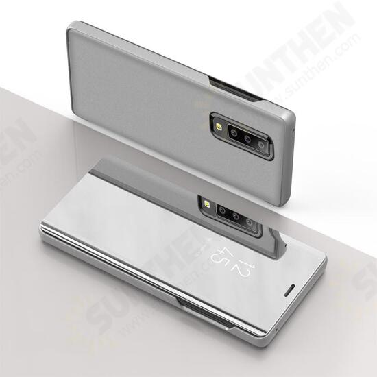 Smart Sleep Mirror Window View Bracket Protective Case For Samsung Galaxy A6 2018/A6 Plus 2018/A7 2018/A9 2018 Smart Sleep Mirror Window View Bracket Protective Case For Samsung Galaxy A6 2018/A6 Plus 2018/A7 2018/A9 2018