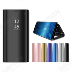 Smart Sleep Mirror Window View Bracket Protective Case For Samsung Galaxy A6 2018/A6 Plus 2018/A7 2018/A9 2018 Smart Sleep Mirror Window View Bracket Protective Case For Samsung Galaxy A6 2018/A6 Plus 2018/A7 2018/A9 2018
