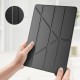 Smart Wake Up Flip Leather Texture Shockproof Soft Silicone Tablet Case Protective Cover with Foldable Bracket