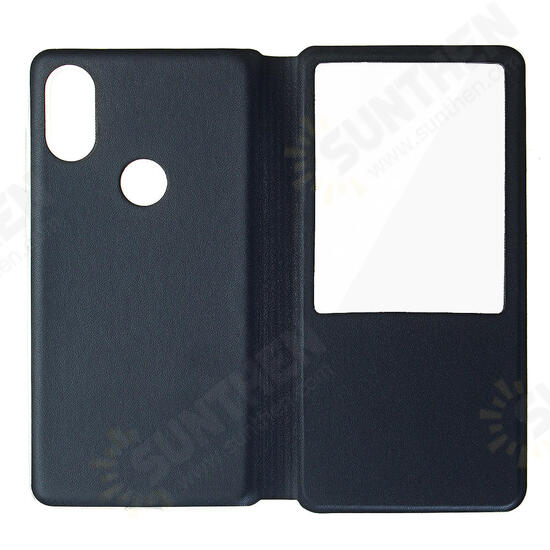 Smart Window PU leather Flip Protective Case For Xiaomi Mi MIX 2S Non-original