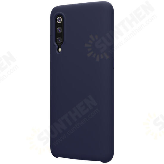 Smooth Liquid Silicone Rubber Back Cover Protective Case for Xiaomi Mi 9 SE Non-original