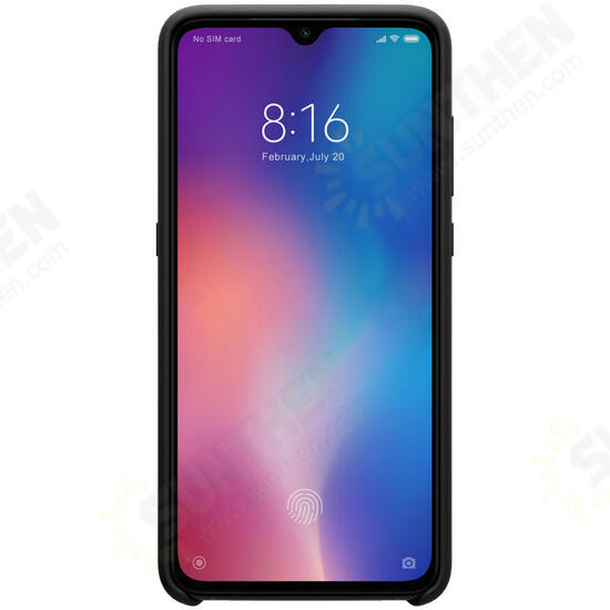 Smooth Liquid Silicone Rubber Back Cover Protective Case for Xiaomi Mi 9 SE Non-original
