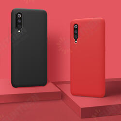 Smooth Liquid Silicone Rubber Back Cover Protective Case for Xiaomi Mi 9 SE Non-original