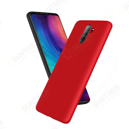 Smooth Liquid Silicone Rubber Back Cover Protective Case for Xiaomi Redmi Note 8 Pro Non-original