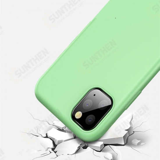 Smooth Shockproof Soft Liquid Silicone Rubber Back Cover Protective Case for iPhone 11 Series