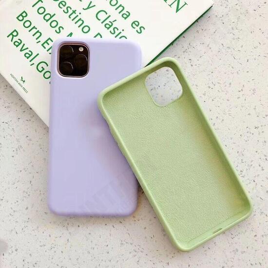 Smooth Shockproof Soft Liquid Silicone Rubber Back Cover Protective Case for iPhone 11 Series