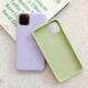 Smooth Shockproof Soft Liquid Silicone Rubber Back Cover Protective Case for iPhone 11 Series