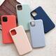 Smooth Shockproof Soft Liquid Silicone Rubber Back Cover Protective Case for iPhone 11 Series