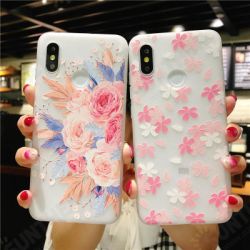 Soft TPU Matte Embossed Flower Pattern Protective Case For Xiaomi Mi8 Mi 8 Non-original Soft TPU Matte Embossed Flower Pattern Protective Case For Xiaomi Mi8 Mi 8 Non-original