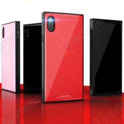 Square Glossy Tempered Glass Protective Case for iPhone X/7/8/7Plus/8Plus Square Glossy Tempered Glass Protective Case for iPhone X/7/8/7Plus/8Plus