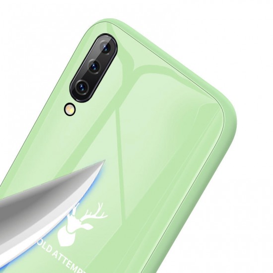 Tempered Glass + Soft Liquid Silicone Back Cover Protective Case For Xiaomi Mi 9 Lite/ Xiaomi CC9 Non-original