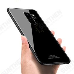 Tempered Glass Mirror Back TPU Frame Protective Case for Samsung Galaxy S9/S9Plus
