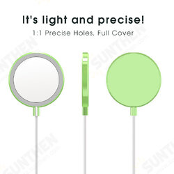 Translucent Ultra Slim Magsafe Wireless Charger Soft TPU Rubber Shockproof Shell Protective Cover Translucent Ultra Slim Magsafe Wireless Charger Soft TPU Rubber Shockproof Shell Protective Cover