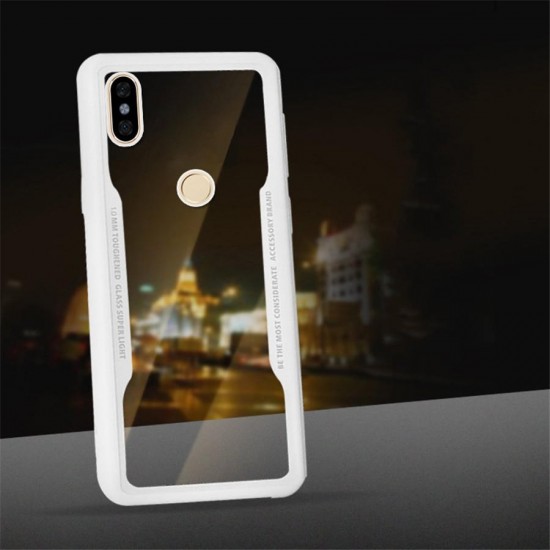 Transparent Mirror Shockproof Back Cover Protective Case for Xiaomi Redmi Note 5 / Note 5 Pro