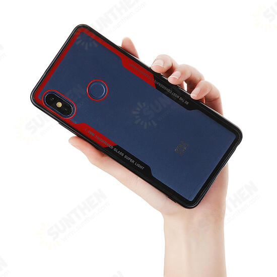 Transparent Mirror Shockproof Back Cover Protective Case for Xiaomi Redmi Note 5 / Note 5 Pro