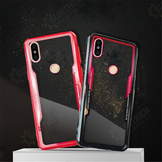 Transparent Mirror Shockproof Back Cover Protective Case for Xiaomi Redmi Note 5 / Note 5 Pro