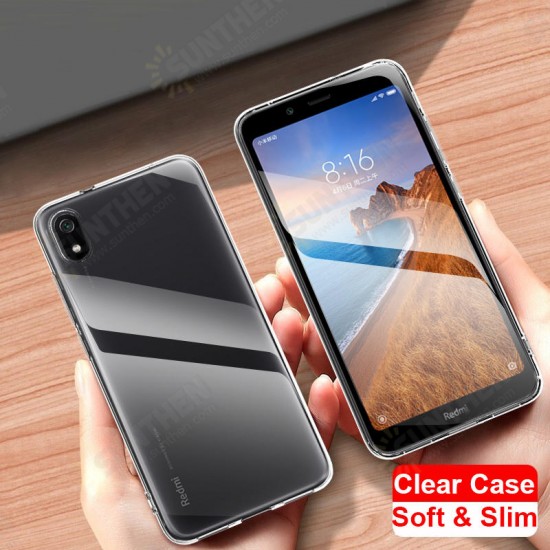 Transparent Soft TPU Back Protective Case For Xiaomi Redmi 7A