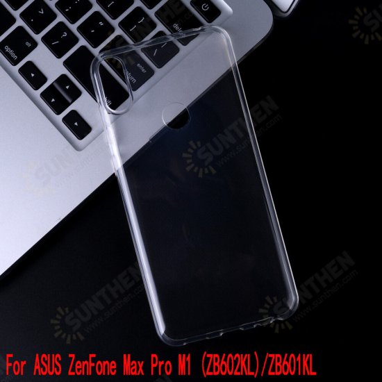 Transparent Ultra-thin Soft TPU Protective Case For ASUS ZenFone Max Pro M1 ZB601KL / ZB602KL