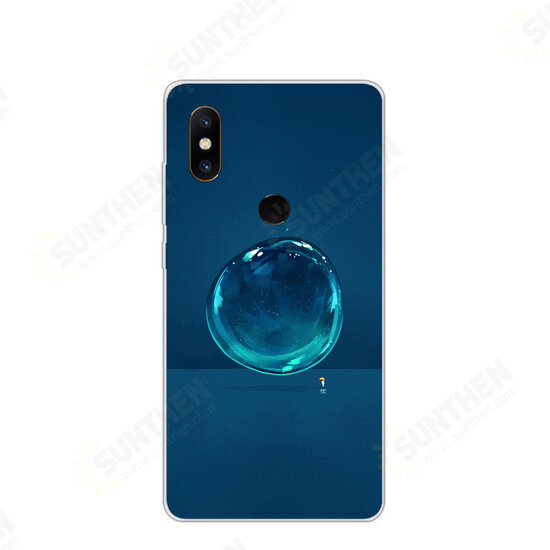 Ultra Slim Cartoon Painting Soft TPU Protective Case for Xiaomi Mi MIX 2S