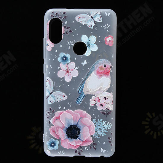 Ultra Slim Cartoon Painting Soft TPU Protective Case for Xiaomi Redmi Note 5