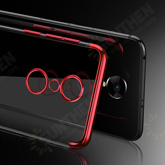 Ultra Thin TPU Protective Case Cover+Tempered Glass Screen Protector for Xiaomi Redmi 5 Plus Non-original