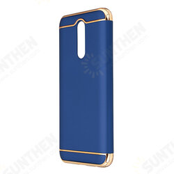 Ultra-thin 3 in 1 Detachable Matte Plating PC Hard Back Cover Protective Case for Xiaomi Redmi 8A / Redmi 8 Case
