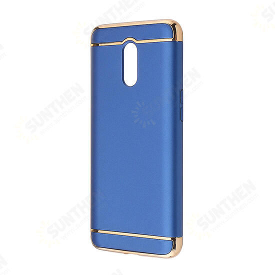 Ultra-thin 3 in 1 Plating Frame Splicing PC Hard Protective Case For OnePlus 6T