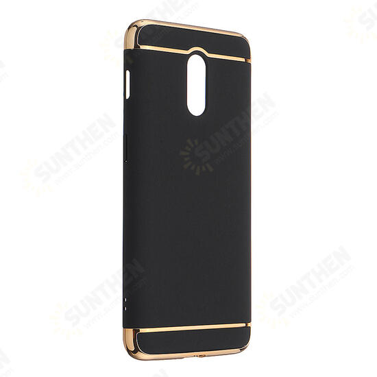 Ultra-thin 3 in 1 Plating Frame Splicing PC Hard Protective Case For OnePlus 6T