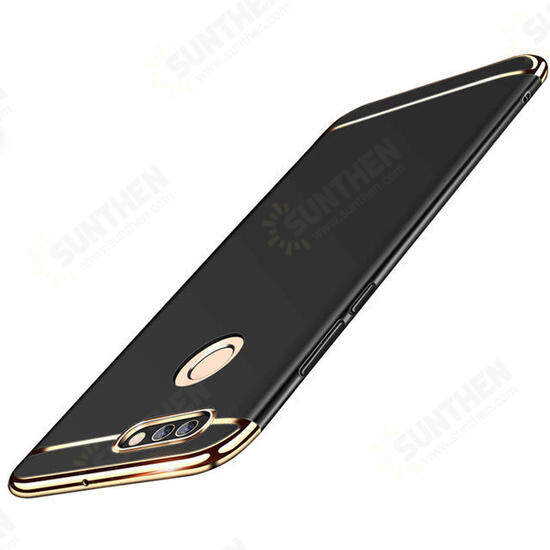 Ultra-thin 3 in 1 Plating Frame Splicing PC Hard Protective Case For Xiaomi Mi 8 Lite