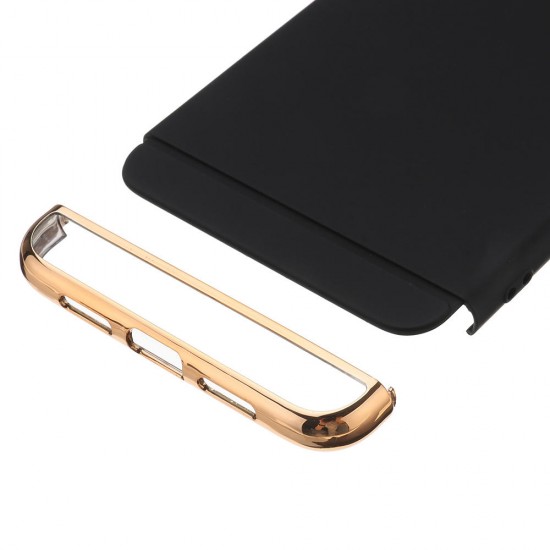 Ultra-thin 3 in 1 Plating Frame Splicing PC Hard Protective Case For Xiaomi Mi 8 Lite