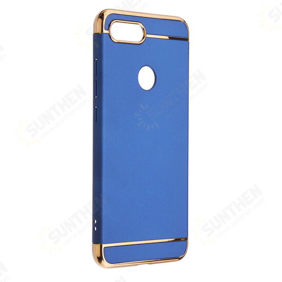 Ultra-thin 3 in 1 Plating Frame Splicing PC Hard Protective Case For Xiaomi Mi 8 Lite