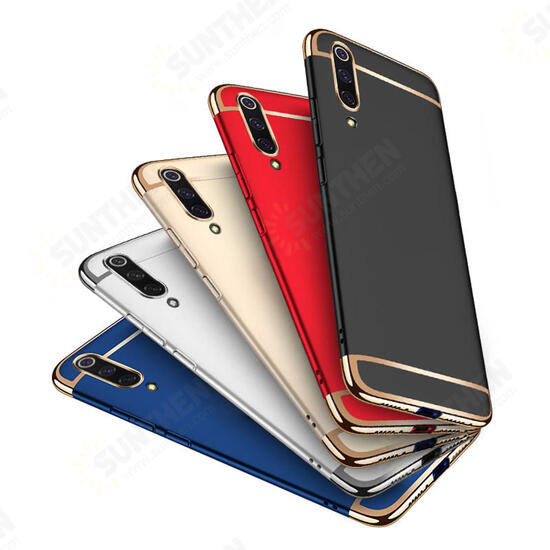 Ultra-thin 3 in 1 Plating PC Hard Back Cover Protective Case For Xiaomi Mi9 Mi 9 Lite / Xiaomi Mi CC9 Non-original