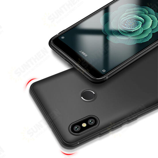 Ultra-thin Matte Soft TPU Protective Case For Xiaomi Mi A2 / Xiaomi Mi 6X Non-original