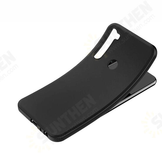 Ultra-thin Soft TPU Matte Anti-Fingerprint Protective Case For Xiaomi Redmi Note 8 Non-original