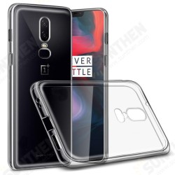 Ultra-thin Transparent Soft TPU Protective Case For OnePlus 6 Non-original Ultra-thin Transparent Soft TPU Protective Case For OnePlus 6 Non-original