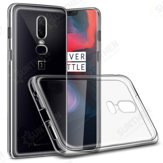 Ultra-thin Transparent Soft TPU Protective Case For OnePlus 6 Non-original