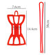 Universal Pure Silicone Mobile Phone Lanyard Necklace Case Cover Holder for 4.5-6.5 inch Devices