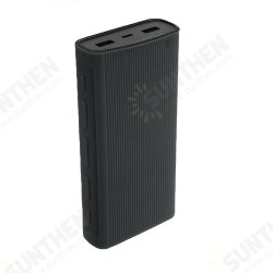 Vertical Pattern Soft Silicone Protective Case For Xiaomi Power Bank 3 Pro 20000mAh Non-original