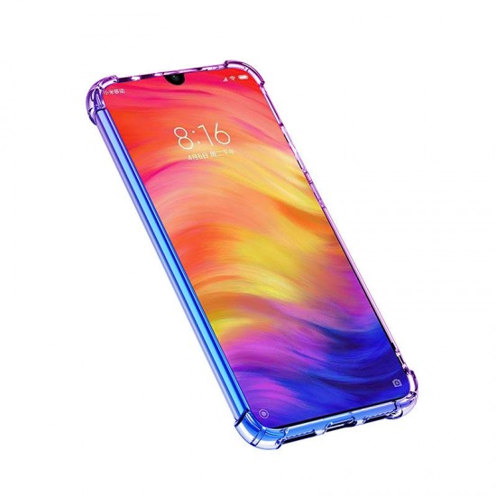 Gradient Shockproof Soft TPU Protective Case for Xiaomi Redmi Note 7 / Redmi Note 7 Pro