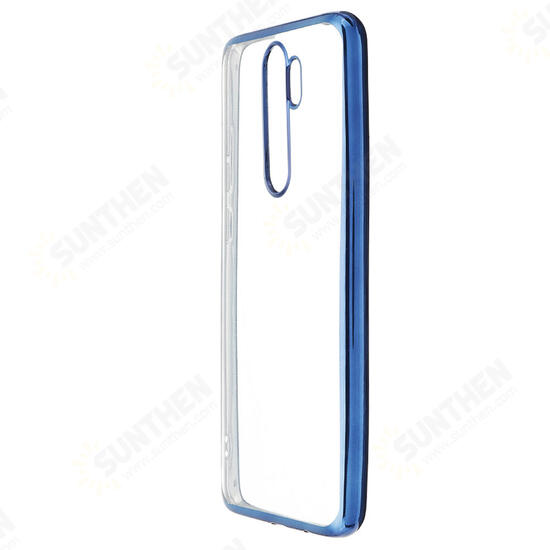 Ultra-thin Shockproof Elac-plating Soft TPU Protective Case Non-original for Xiaomi Redmi Note 8 PRO